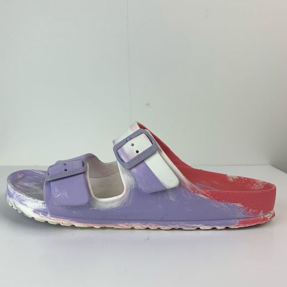Birkenstock Women's Purple Arizona Eva Multicolor Fog Sandals Size 40 US 9/9.5 - Picture 11 of 13
